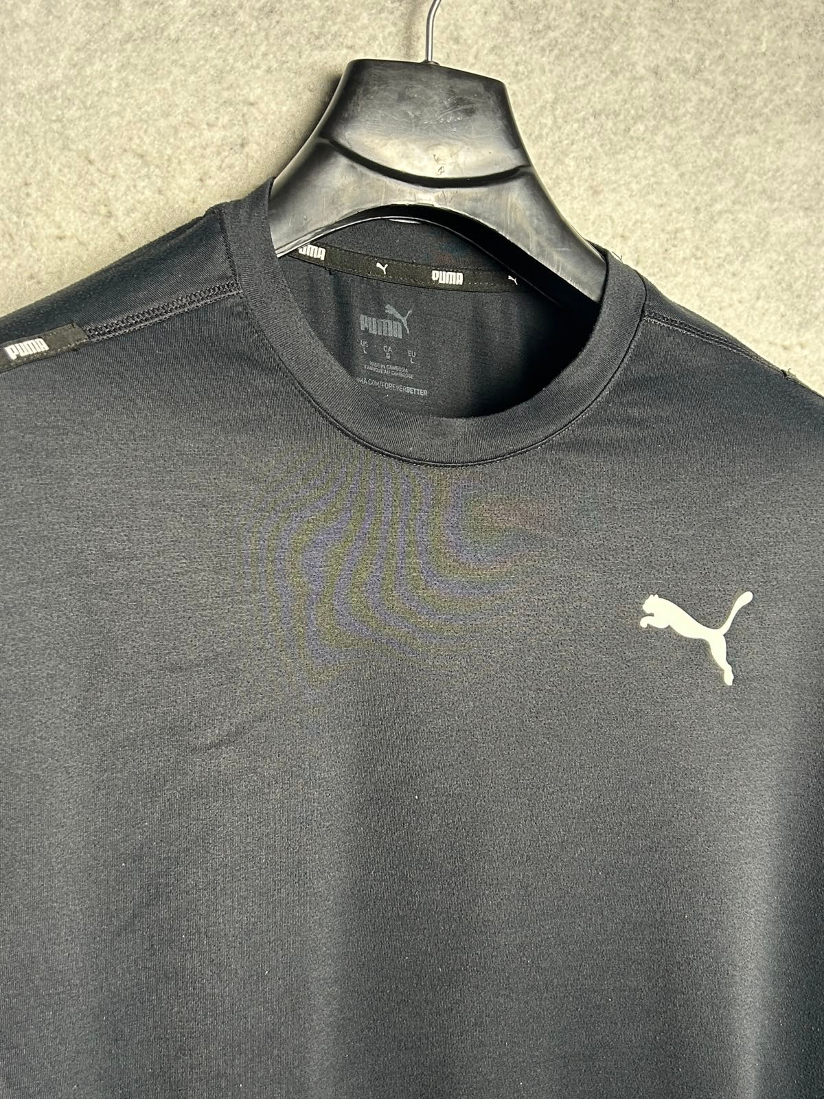 Puma Black Round Neck - Large
