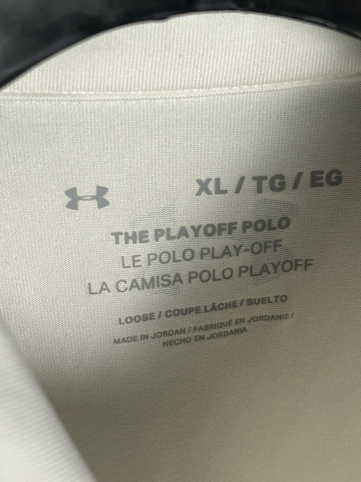 Under Armour White Polo - XL