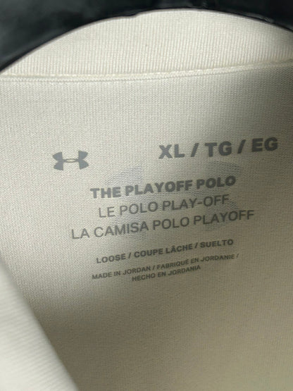 Under Armour White Polo - XL