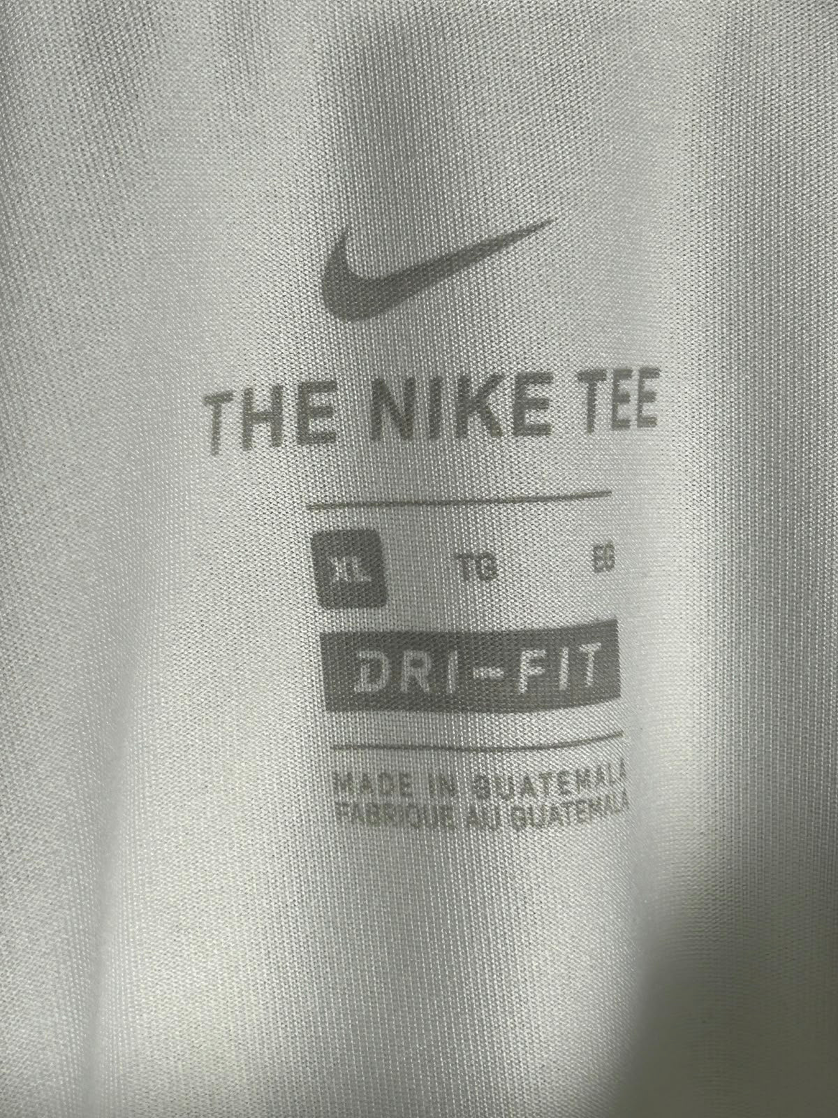 The Nike Tee Dri Fit White Full Sleeves Round Neck - XL