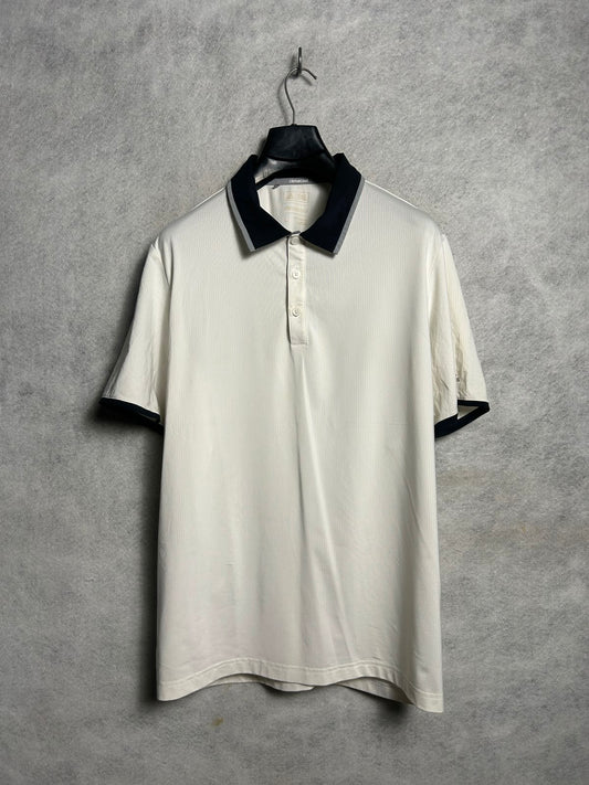 Adidas Climacool White Polo - Large