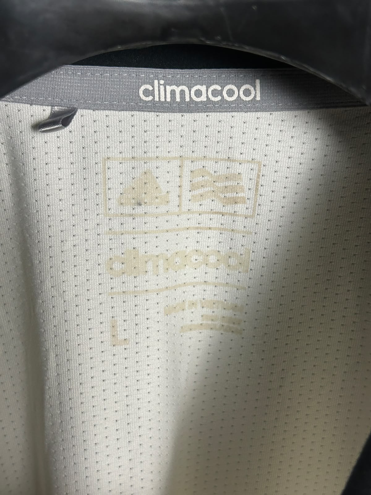 Adidas Climacool White Polo - Large