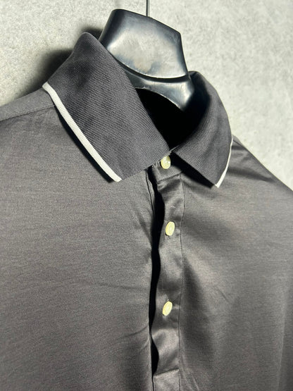 Eton Black Polo - Large