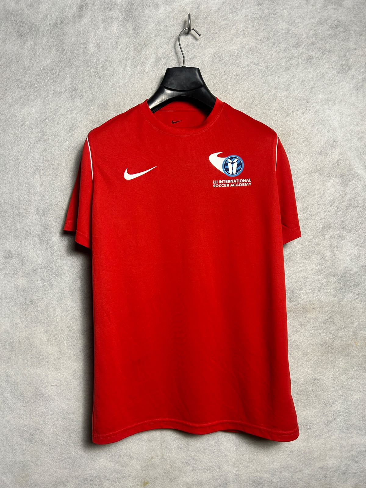 Nike Dri Fit Orange Round Neck - Medium