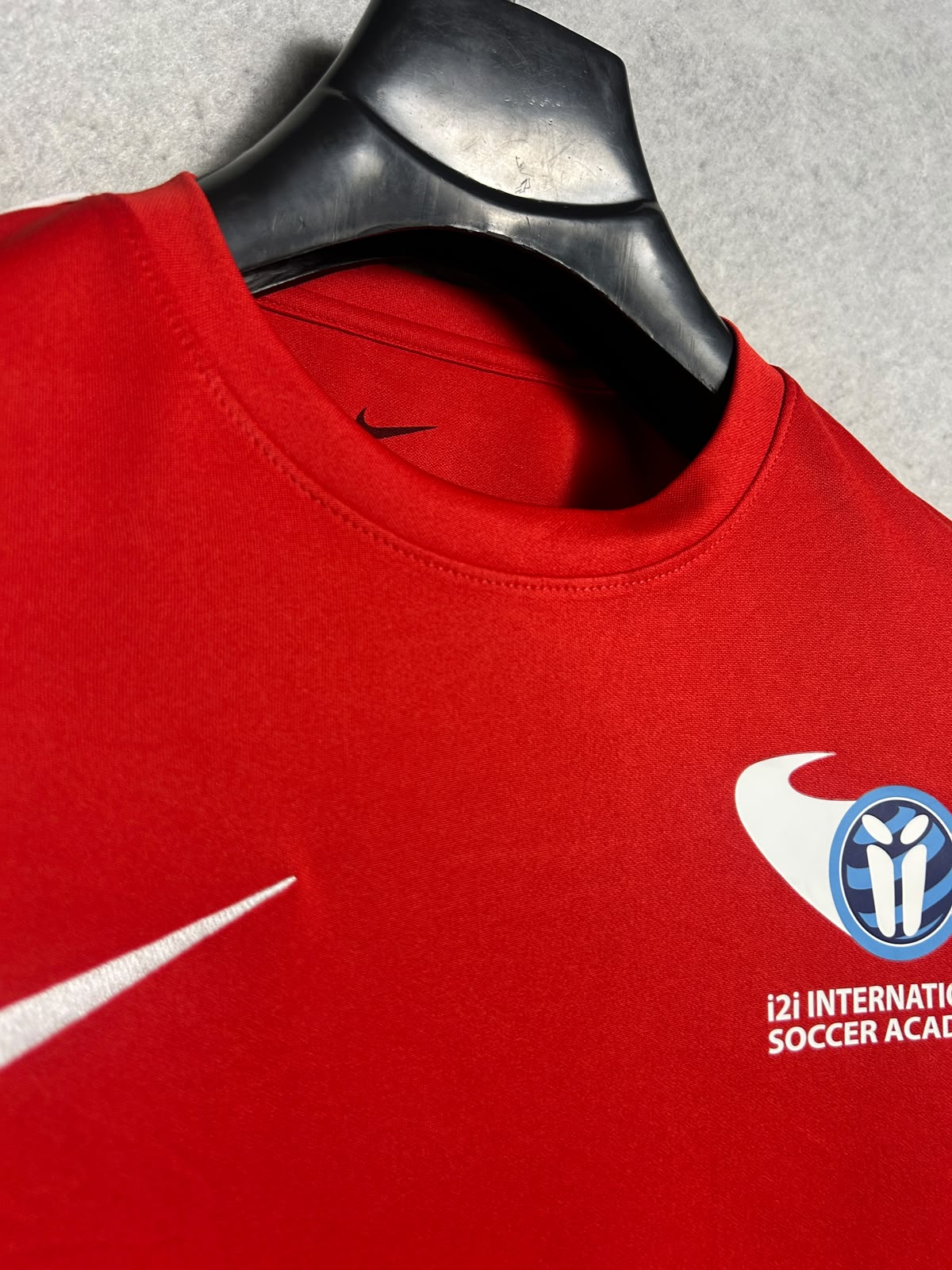 Nike Dri Fit Orange Round Neck - Medium