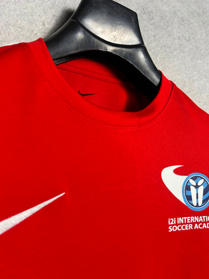 Nike Dri Fit Orange Round Neck - Medium