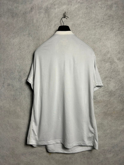 Nike Dri Fit White Round Neck - XL