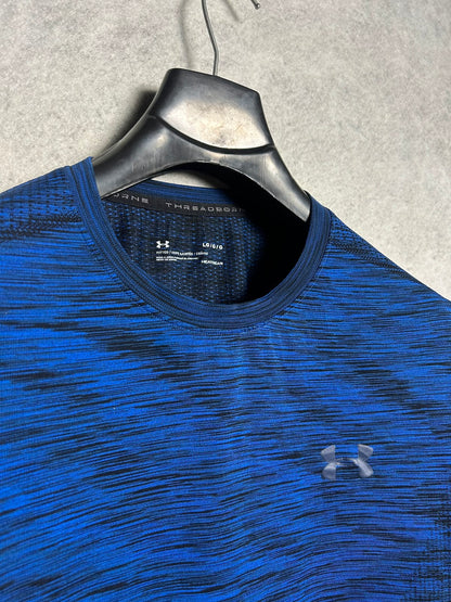 Under Armour Heat Gear Blue Round Neck - Large