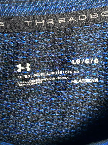 Under Armour Heat Gear Blue Round Neck - Large