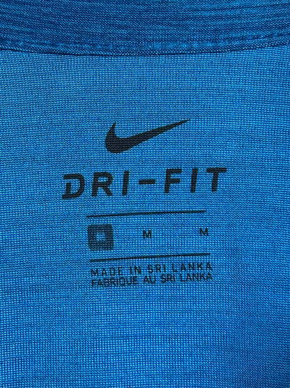 Nike Dri Fit Grey Full Sleeves Half Zip - Medium