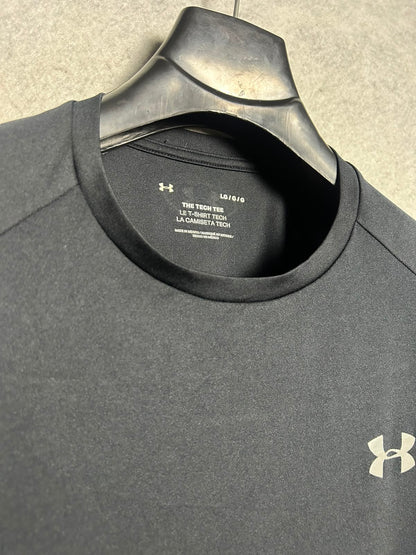 Under Armour The Tech Tee Black Round Neck - Large