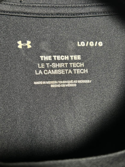 Under Armour The Tech Tee Black Round Neck - Large