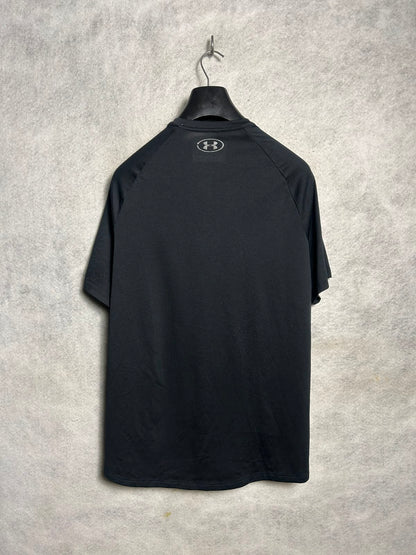 Under Armour The Tech Tee Black Round Neck - Large