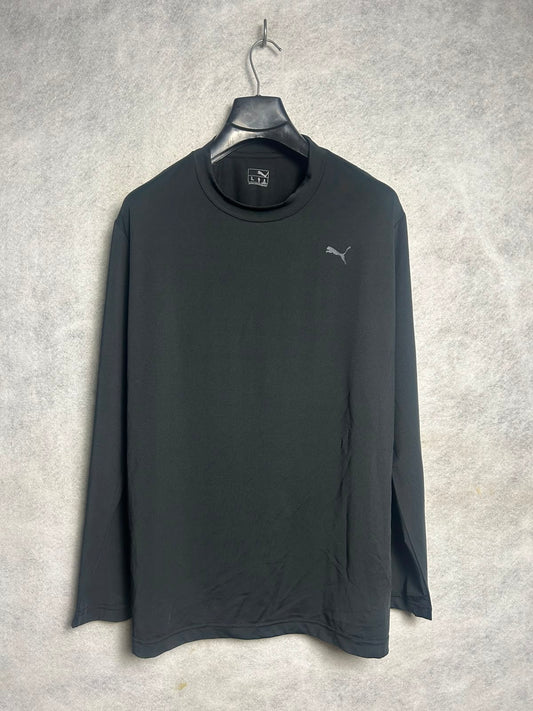 Puma Balck Full Sleeves Round Neck - Large