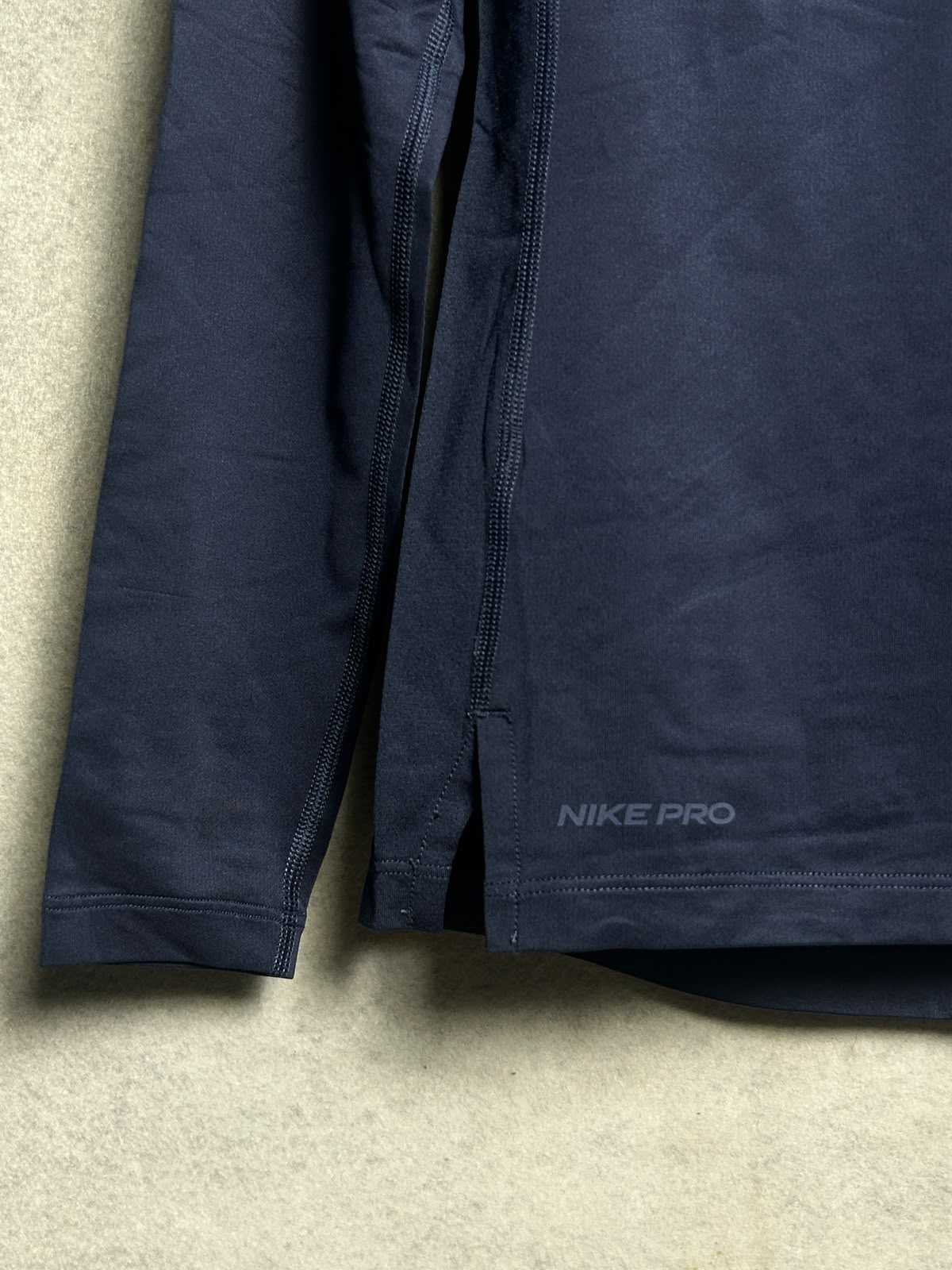 Nike Dri Fit Blue Round Neck Full Sleeves - Medium