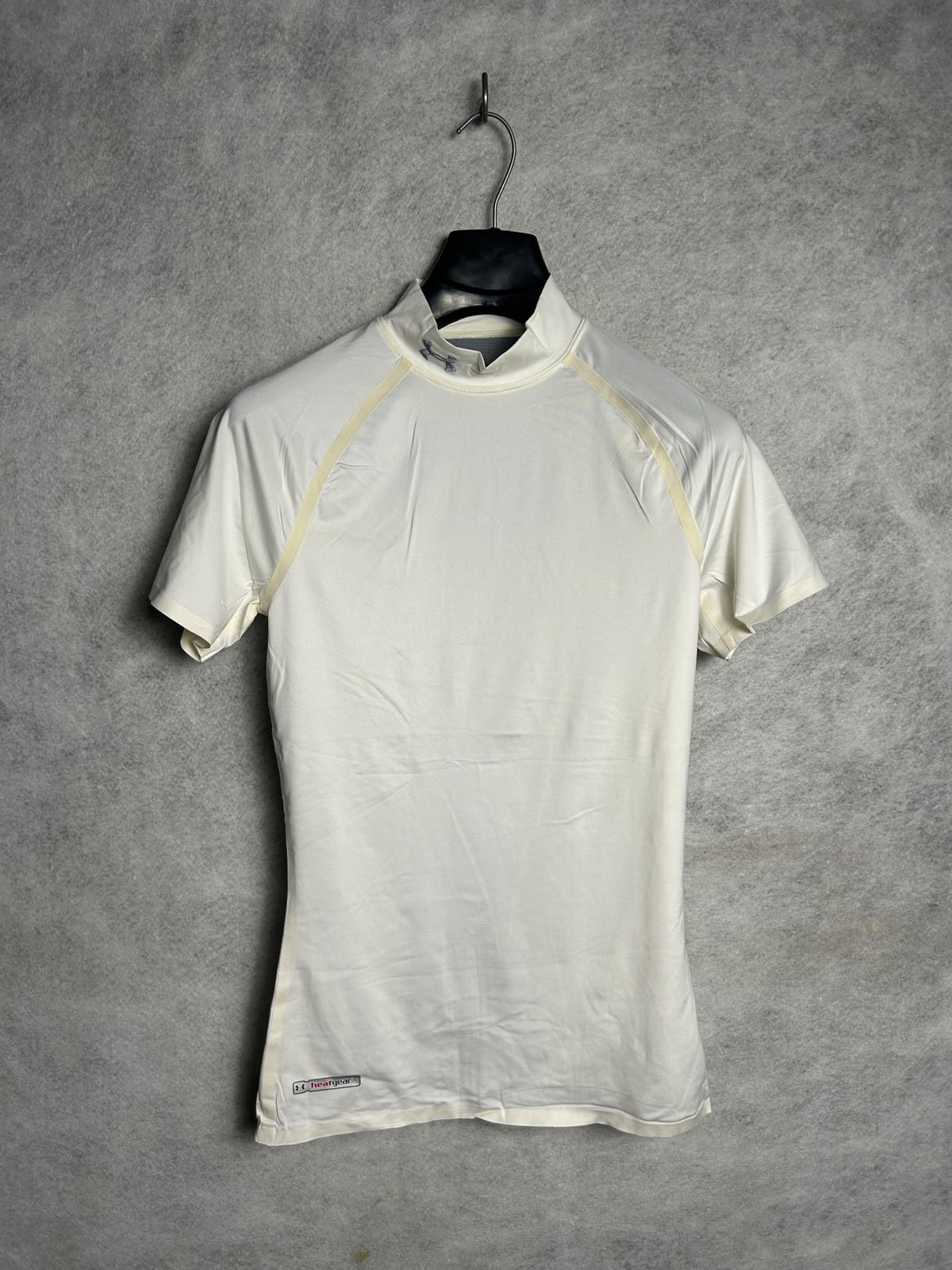 Under Armour Heat Gear Mock Neck White - Large