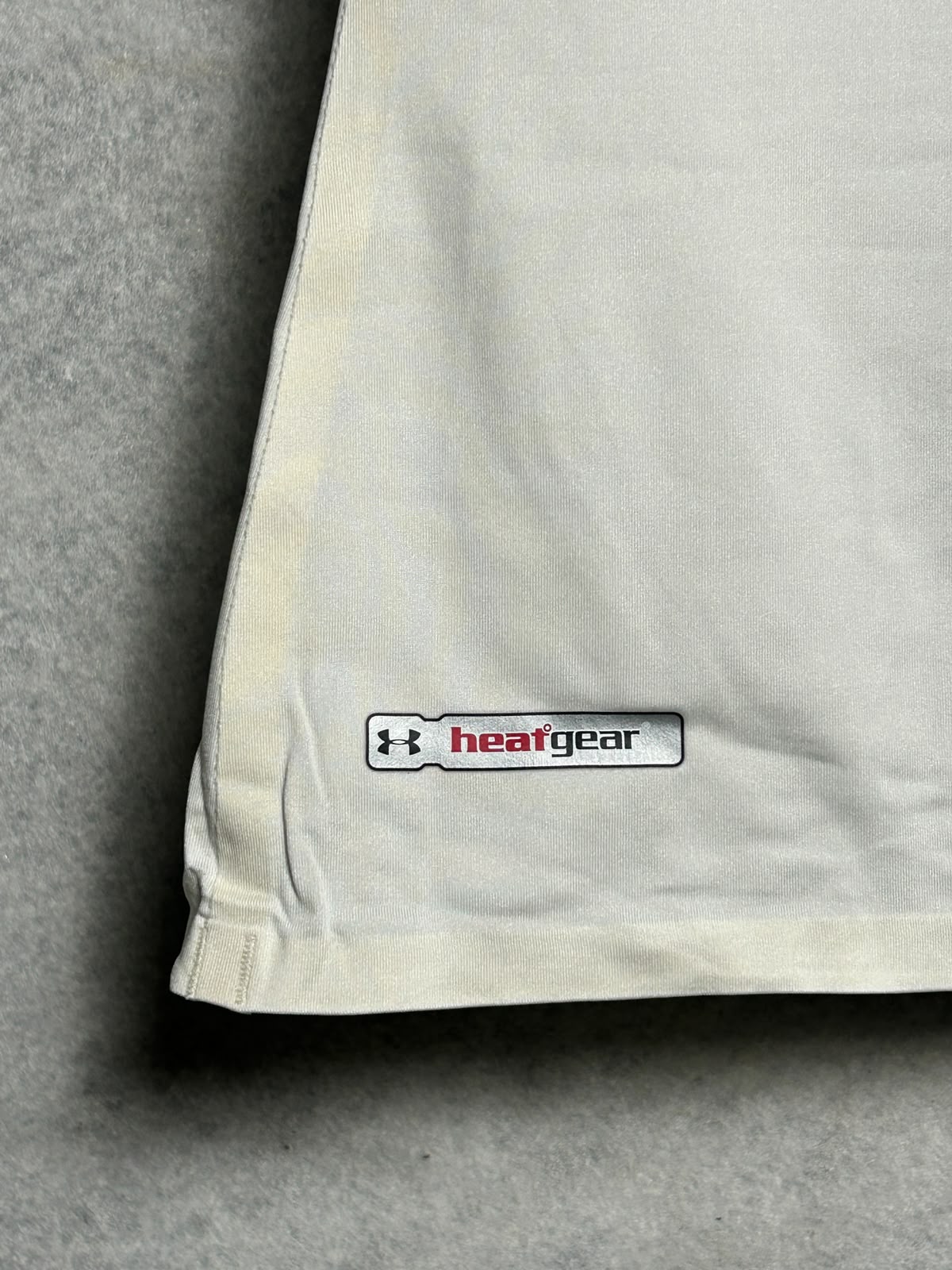 Under Armour Heat Gear Mock Neck White - Large