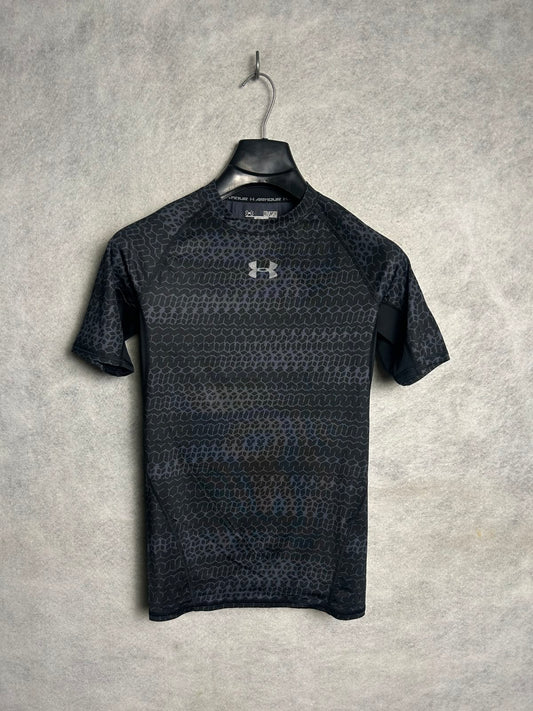 Under Armour Heat Gear Printed Round Neck - Medium