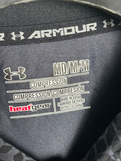 Under Armour Heat Gear Printed Round Neck - Medium