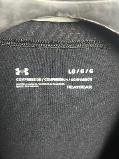 Under Armour Heat Gear Black Full Sleeves Round Neck - Large