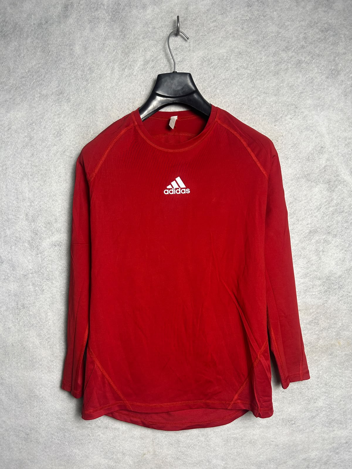 Adidas Red Full Sleeves Round Neck - Large