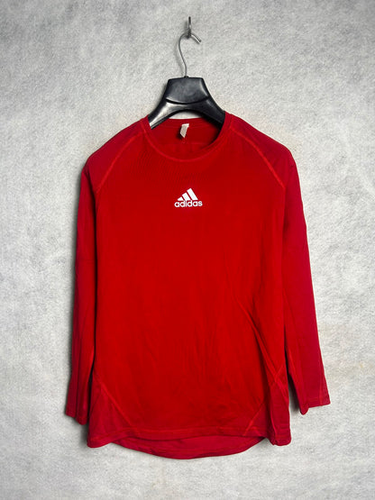 Adidas Red Full Sleeves Round Neck - Large