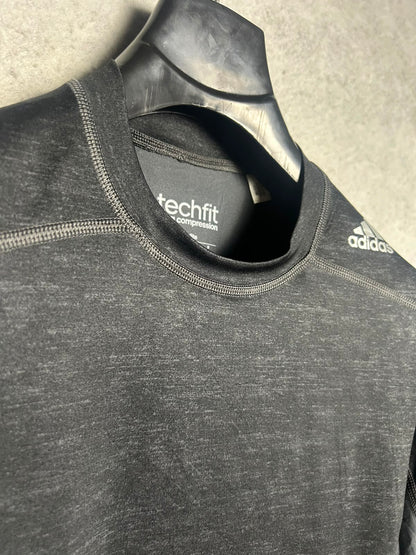 Adidas Techfit Round Neck Black - Large