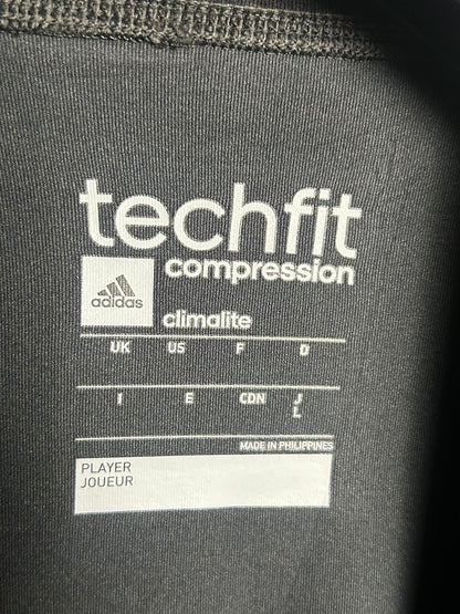 Adidas Techfit Round Neck Black - Large