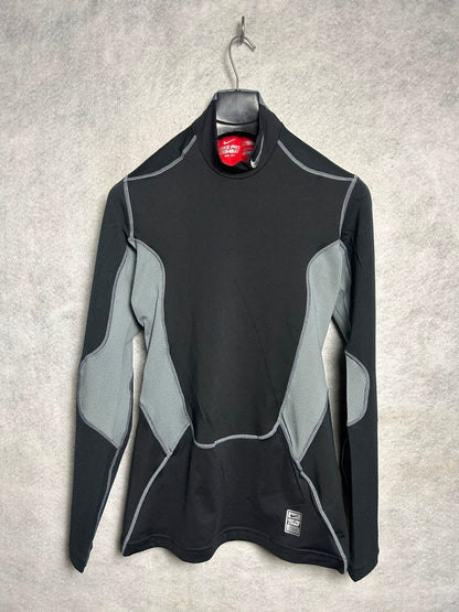 Nike Pro Combat Dri Fit Mock Neck Full Sleeves - XXL