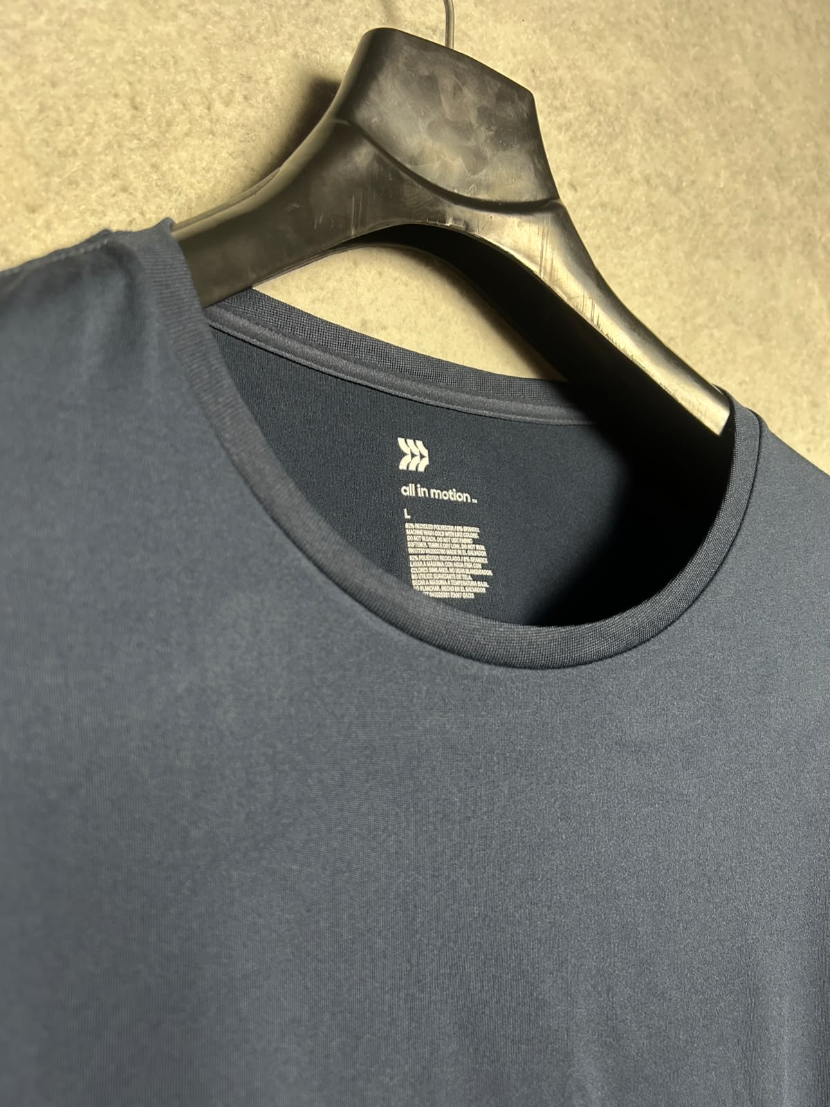 All In Motion Blue Full Sleeves Round Neck - Large