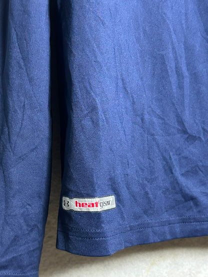 Under Armour Heat Gear Blue Round Neck Full Sleeves - 2XL