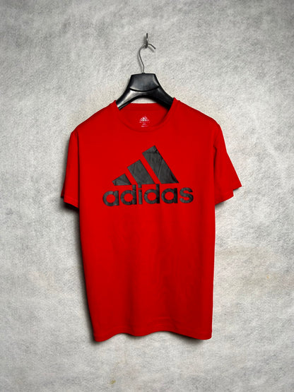 Adidas Big Logo Red Round Neck - Large