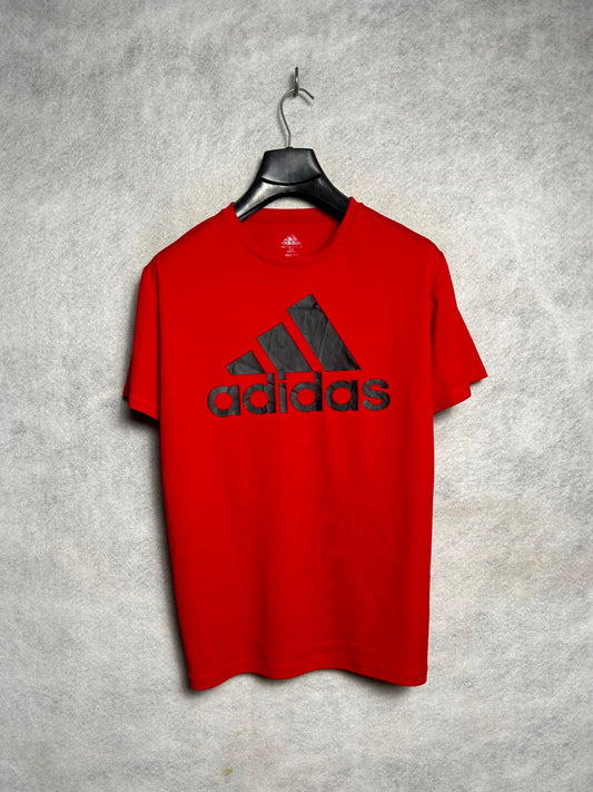 Adidas Big Logo Red Round Neck - Large