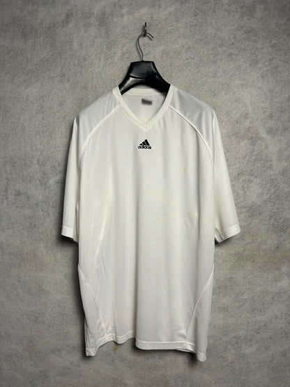 Adidas White V Neck - XL