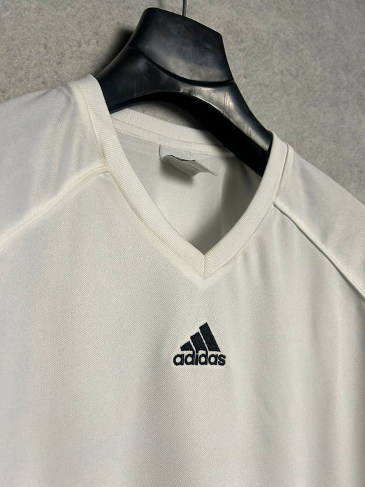 Adidas White V Neck - XL