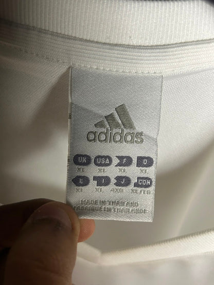 Adidas White V Neck - XL