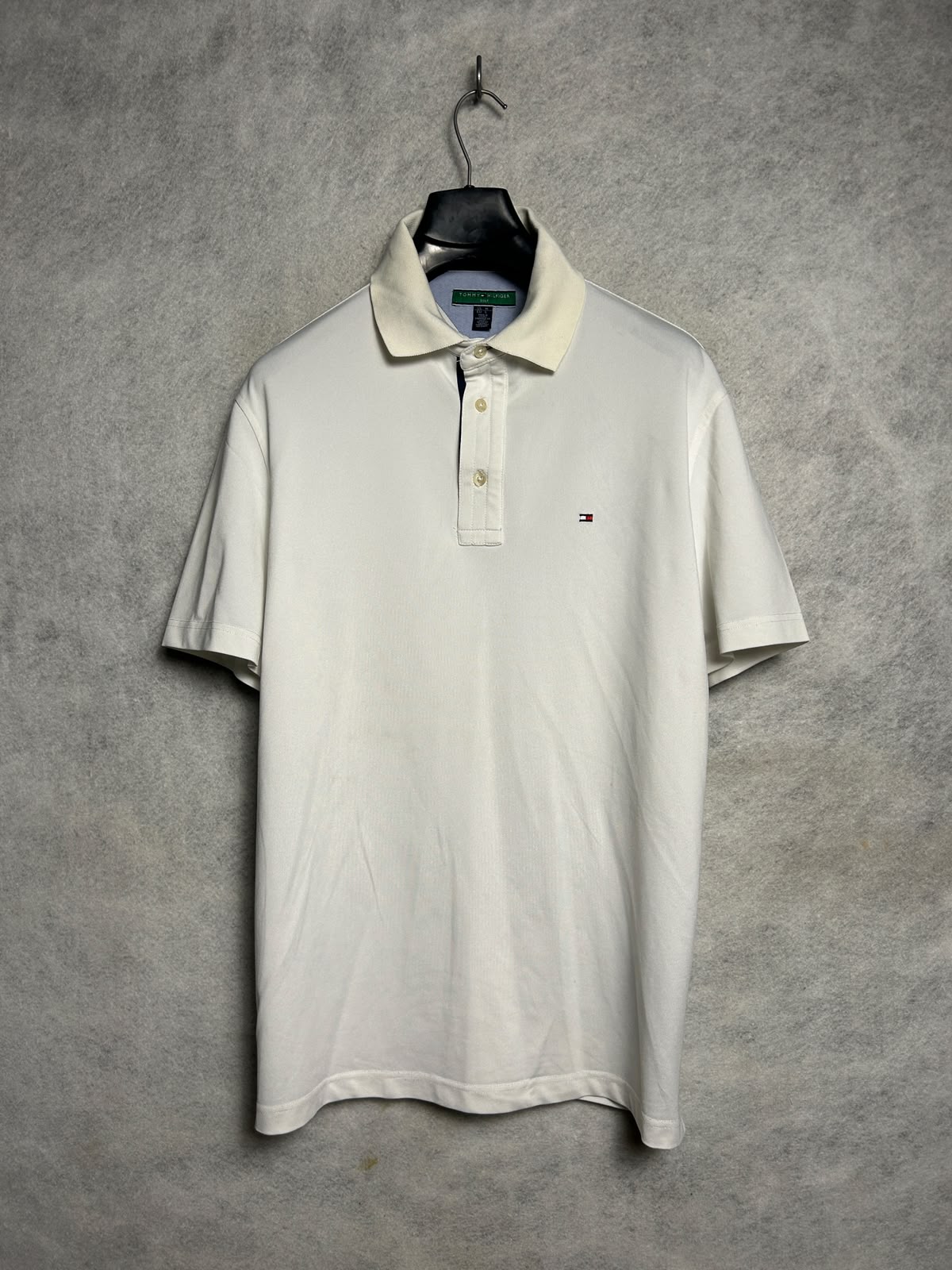 Tommy Hilfiger Golf White Polo - Large