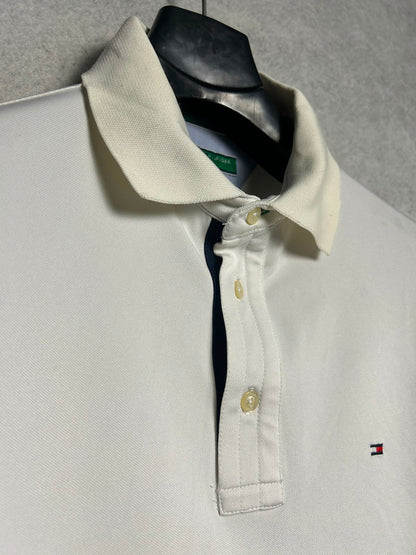 Tommy Hilfiger Golf White Polo - Large