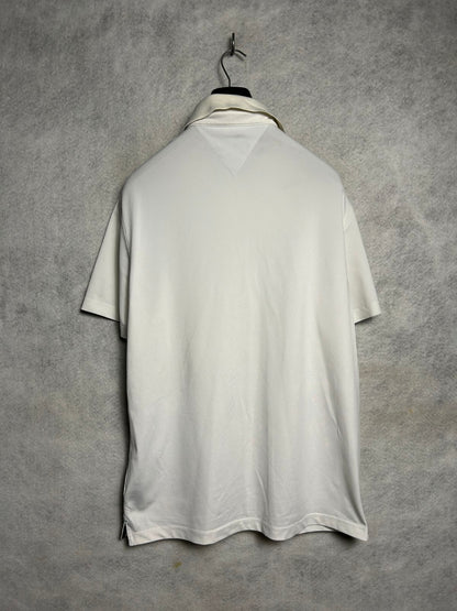 Tommy Hilfiger Golf White Polo - Large