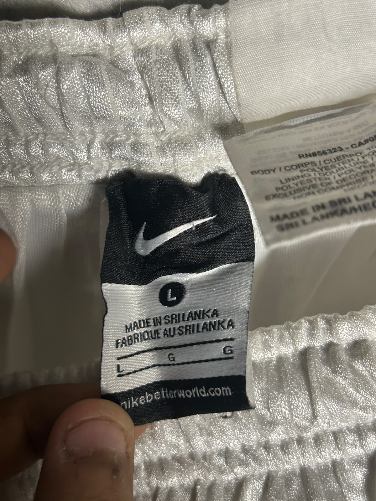 Nike White - Large
