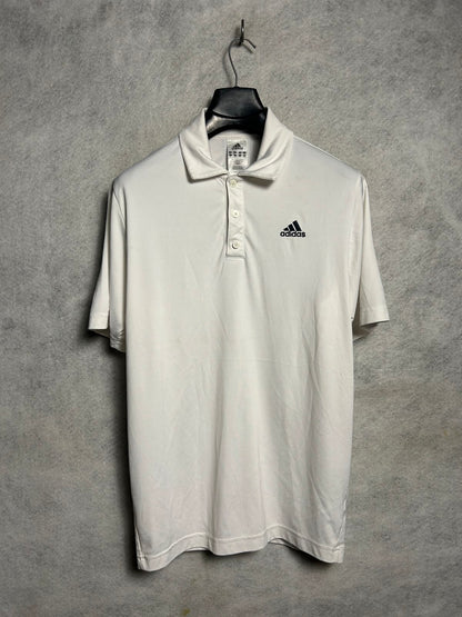Adidas White Polo - Large