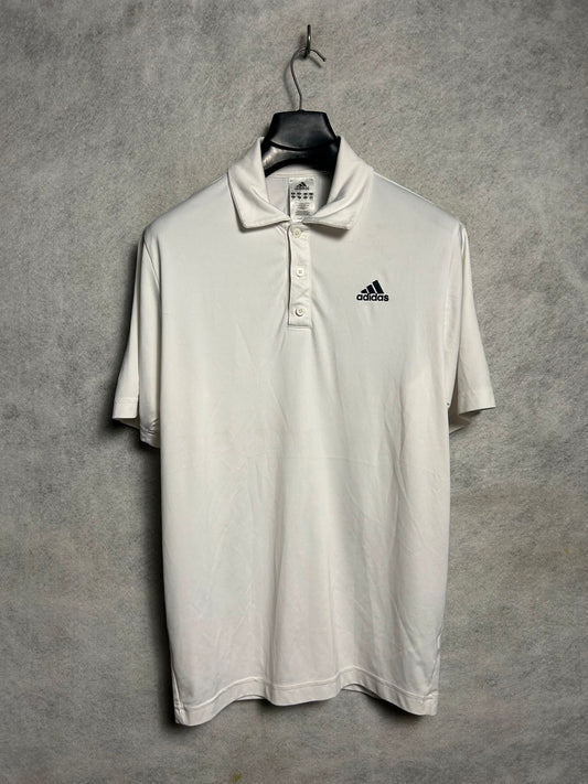 Adidas White Polo - Large