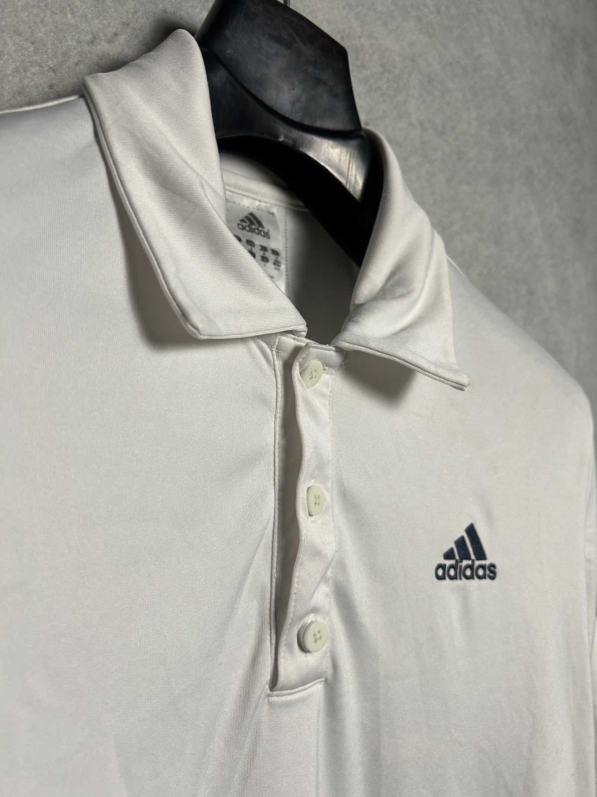 Adidas White Polo - Large