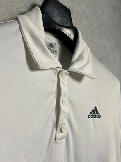 Adidas White Polo - Large