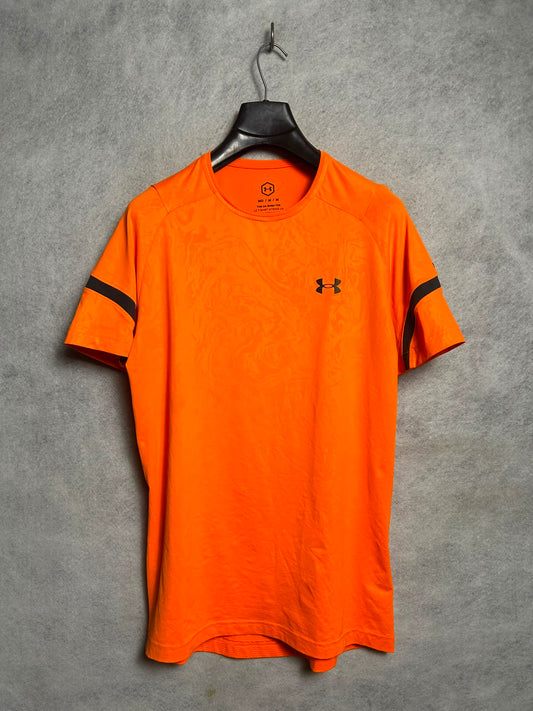 Under Armour Rush Orange Round Neck - Medium