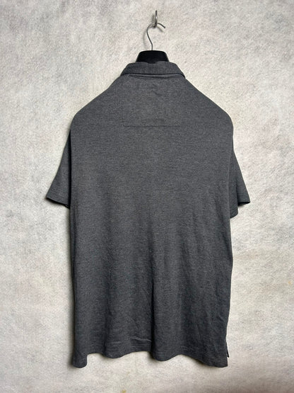 Bevery Hills Grey Cotton Polo - Medium