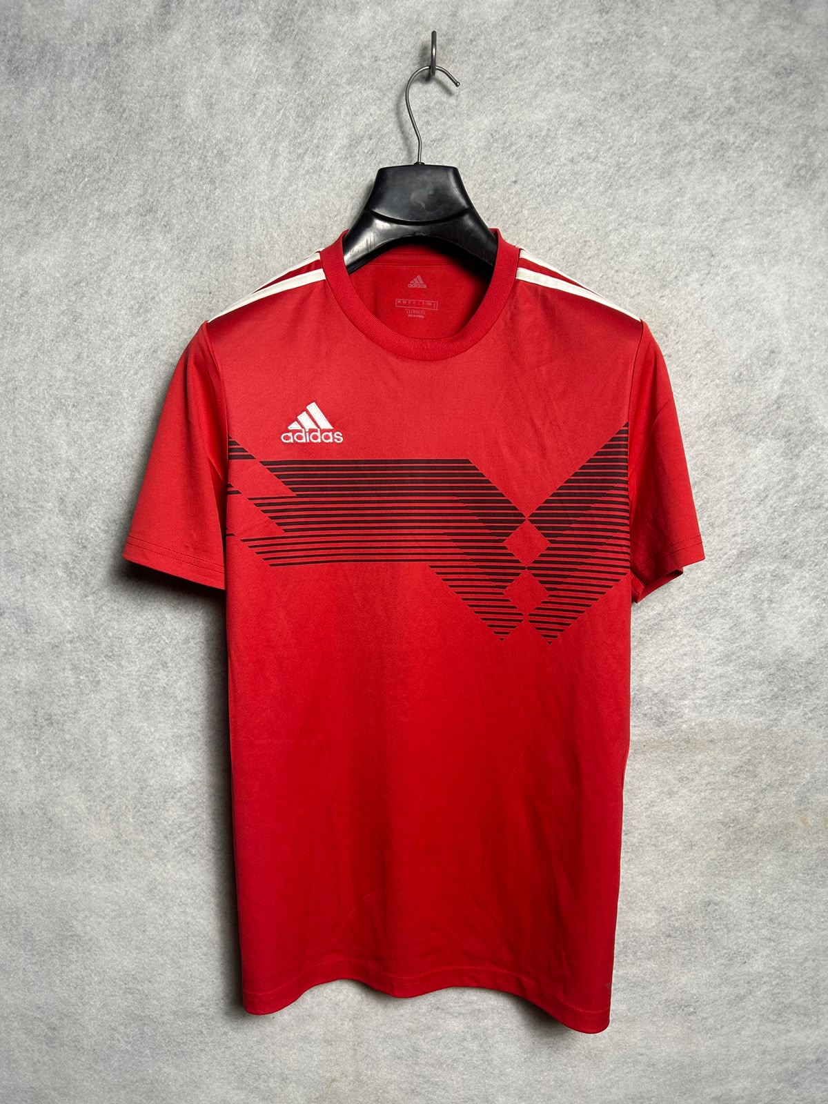 Adidas Climalite Red Round Neck - Small