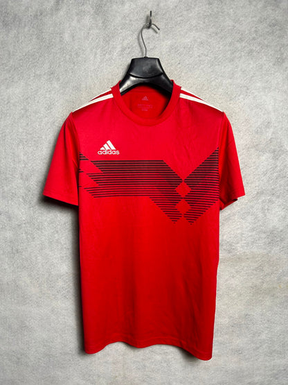 Adidas Climalite Red Round Neck - Small