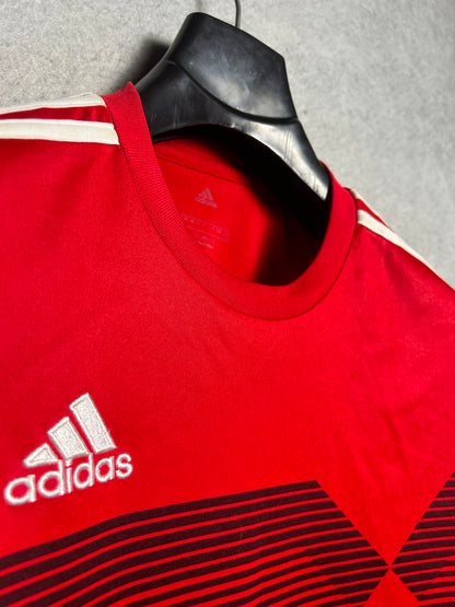 Adidas Climalite Red Round Neck - Small