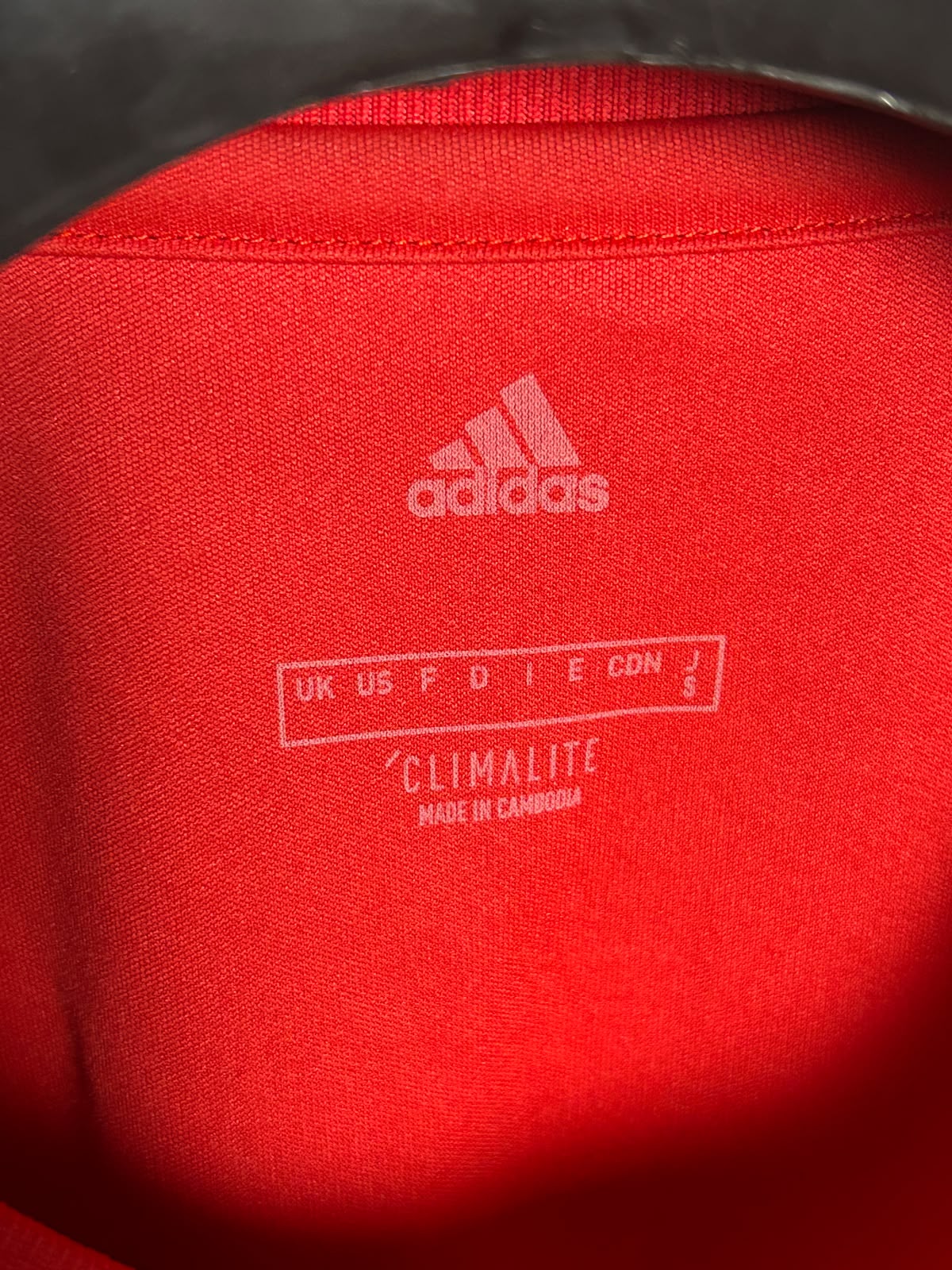 Adidas Climalite Red Round Neck - Small